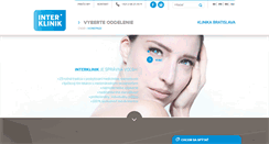 Desktop Screenshot of interklinik.sk